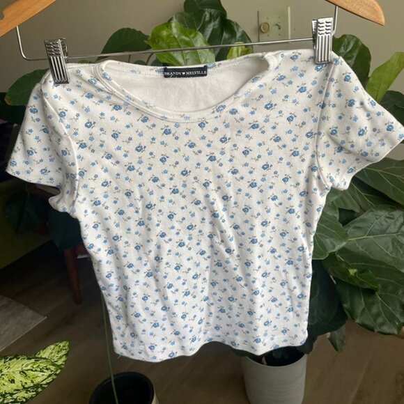Brandy Melville Tops - Brandy Melville Floral Crop Top